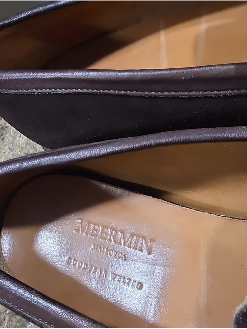 Meermin espresso brown suede superbuck loafers like new! - Picture 3 of 13